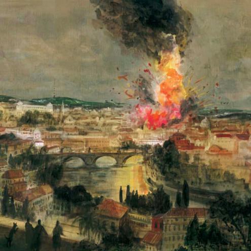 Ein hochsensibler Papstnachfolger sprengt sich aus Protest gegen Alles und Jedes mitsamt dem Petersdom in die Luft.